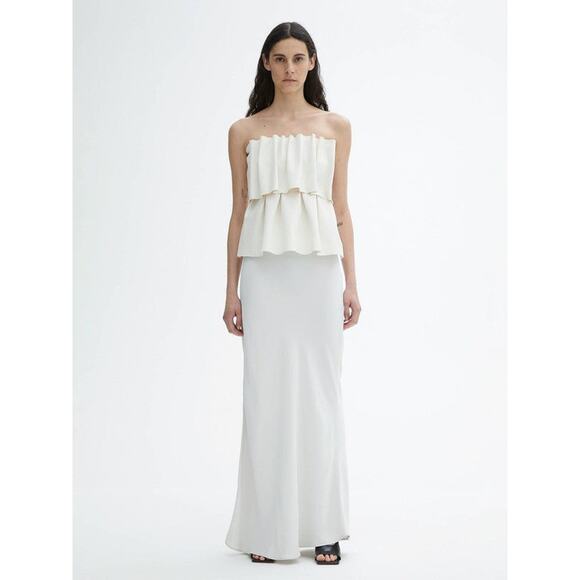 House Of Dagmar Sculpted Tube Top Ivory - 36/S - Picture 1 of 6